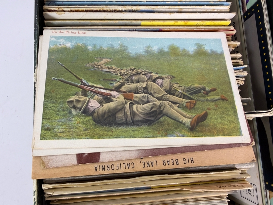 Collection of Vintage Postcards Including the Royal Family, Charles Lindbergh, States, Tourist Attractions and More - See Photos [Photo 11]
