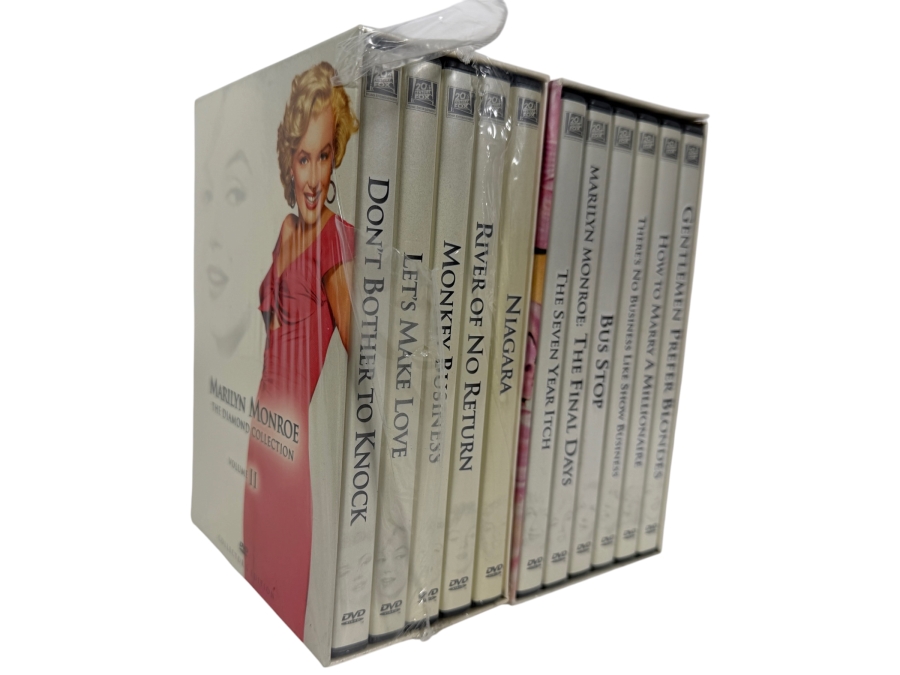 Vintage Marilyn Monroe The Diamond Collection Volumes One & Two Eleven Disc DVD Box Set