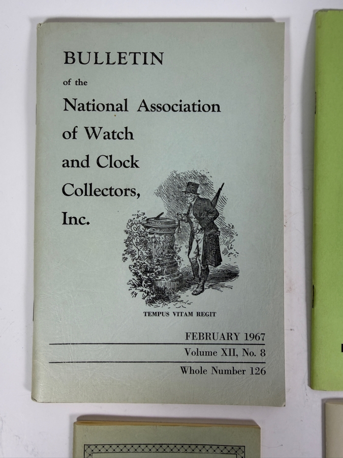 Collection Of Four Vintage Horological Pamphlets Including National Association Of Watch And Clock Collectors Bulletins And The E Howard Reproductions [Photo 2]