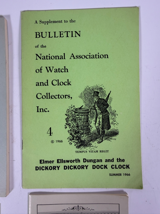 Collection Of Four Vintage Horological Pamphlets Including National Association Of Watch And Clock Collectors Bulletins And The E Howard Reproductions [Photo 3]