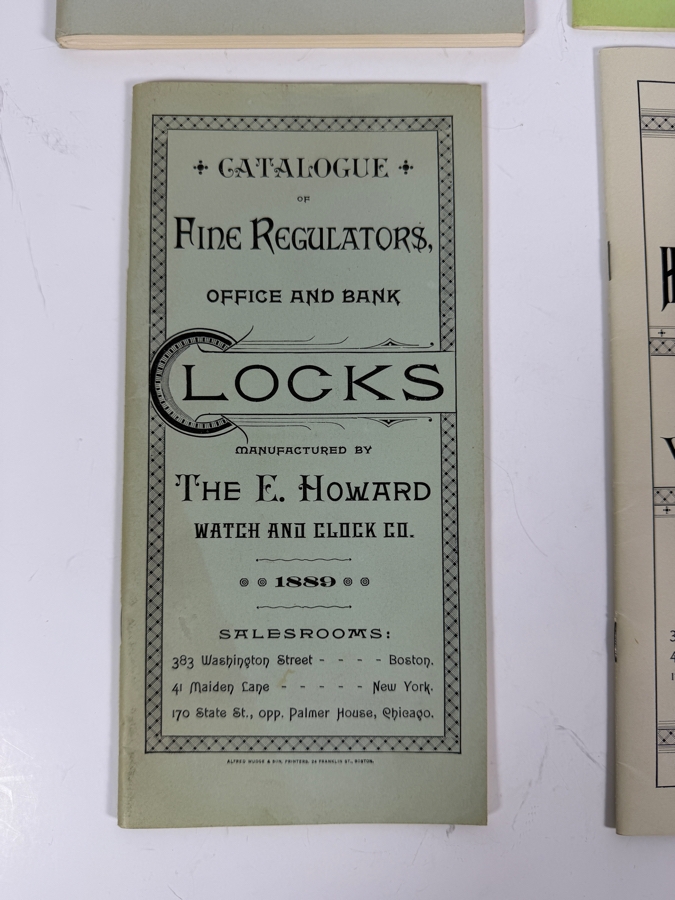 Collection Of Four Vintage Horological Pamphlets Including National Association Of Watch And Clock Collectors Bulletins And The E Howard Reproductions [Photo 5]