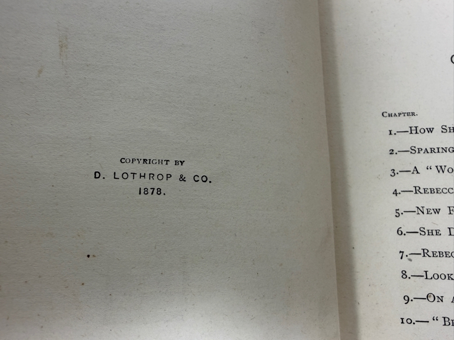 Collection Of Eleven Antique Victorian Hardcover Books Including Works By Pansy And Thaddeus Of Warsaw [Photo 15]