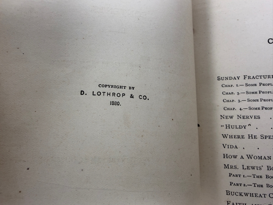 Collection Of Eleven Antique Victorian Hardcover Books Including Works By Pansy And Thaddeus Of Warsaw [Photo 22]