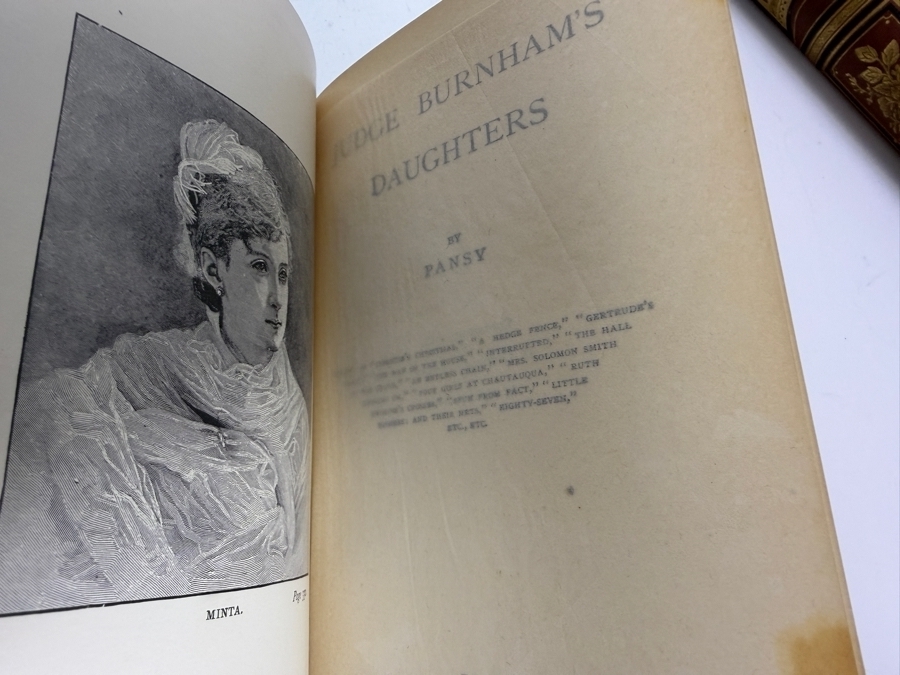Collection Of Eleven Antique Victorian Hardcover Books Including Works By Pansy And Thaddeus Of Warsaw [Photo 19]
