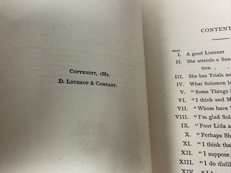 Collection Of Eleven Antique Victorian Hardcover Books Including Works By Pansy And Thaddeus Of Warsaw [Photo 17]