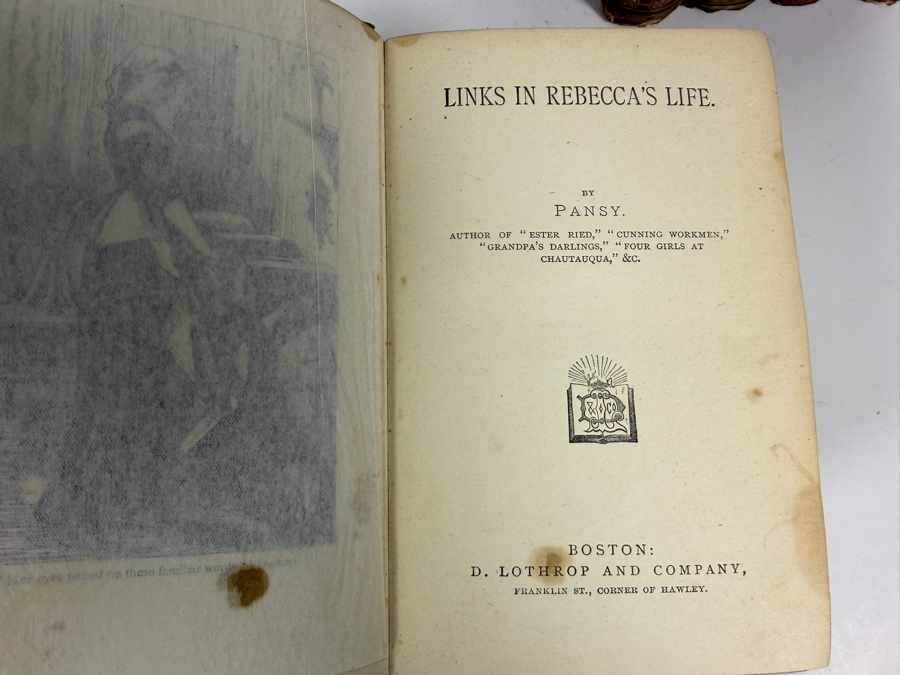 Collection Of Eleven Antique Victorian Hardcover Books Including Works By Pansy And Thaddeus Of Warsaw [Photo 14]