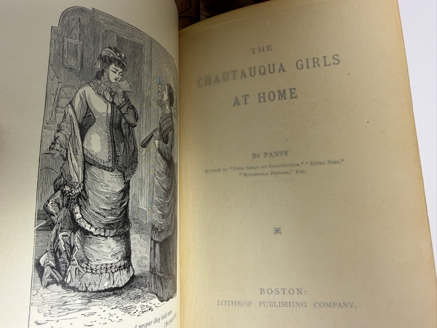 Collection Of Eleven Antique Victorian Hardcover Books Including Works By Pansy And Thaddeus Of Warsaw [Photo 9]