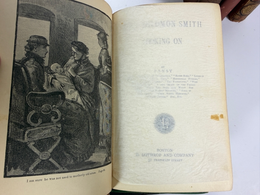 Collection Of Eleven Antique Victorian Hardcover Books Including Works By Pansy And Thaddeus Of Warsaw [Photo 16]