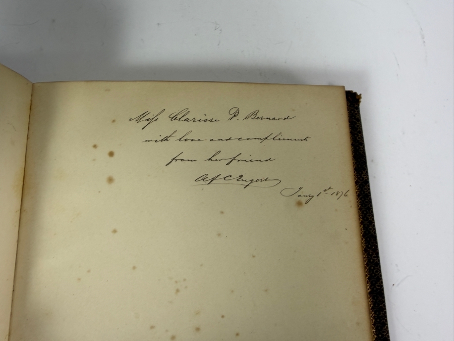 Antique 1876 Mabel Martin A Harvest Idyl First Edition Illustrated Book By John Greenleaf Whittier [Photo 4]