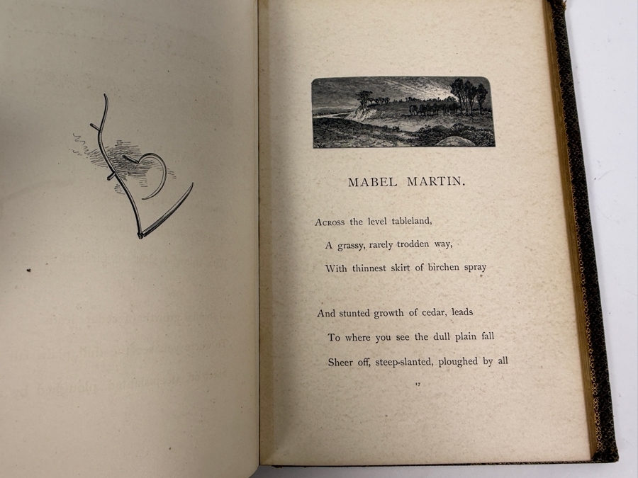 Antique 1876 Mabel Martin A Harvest Idyl First Edition Illustrated Book By John Greenleaf Whittier [Photo 6]
