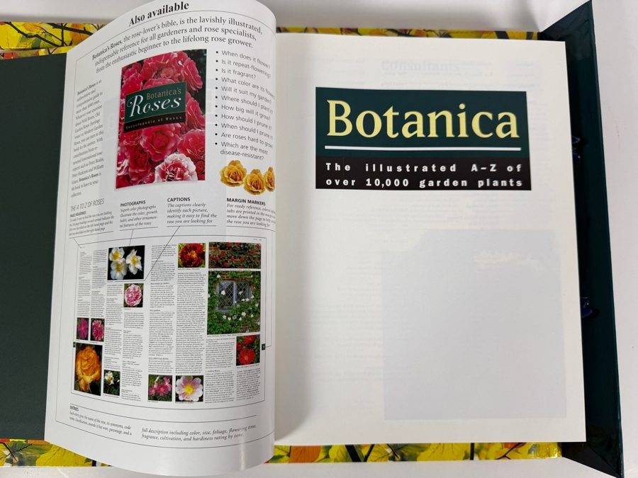 Vintage Botanica The Illustrated A To Z Of Over 10000 Garden Plants Hardcover Book Updated Edition [Photo 3]