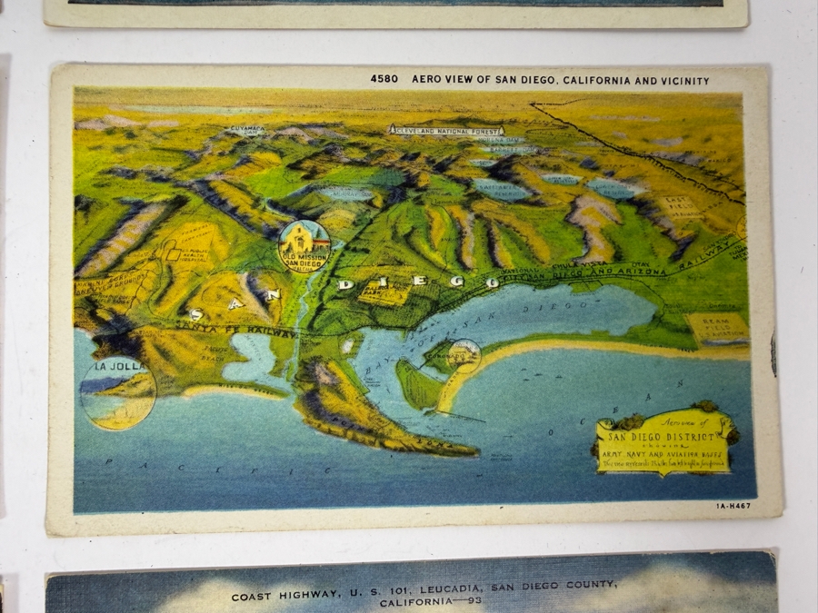 Collection of (11) Vintage San Diego County Postcards - See Photos for Sampling [Photo 3]