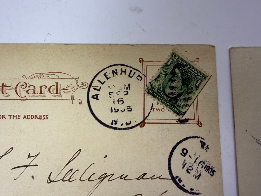 (4) Antique 1904/1905 Beach Boardwalk Atlantic City / Ocean Grove NJ Postcards [Photo 9]
