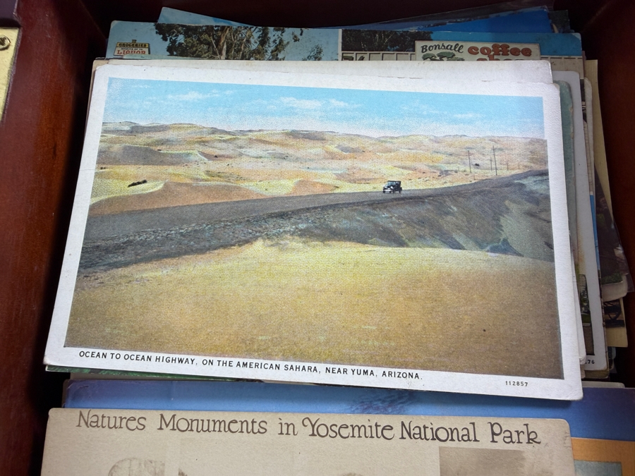 Box Filled with Antique / Vintage Postcards - See Photos [Photo 7]