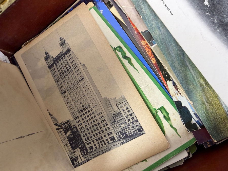 Box Filled with Antique / Vintage Postcards - See Photos [Photo 12]