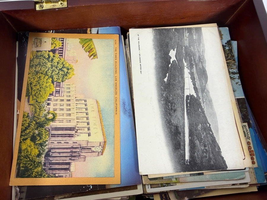 Box Filled with Antique / Vintage Postcards - See Photos [Photo 9]