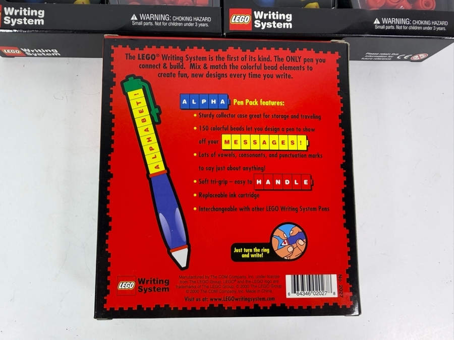 (3) New Old Stock LEGO Alpha Pen Packs by The CDM Company 2000 [Photo 4]