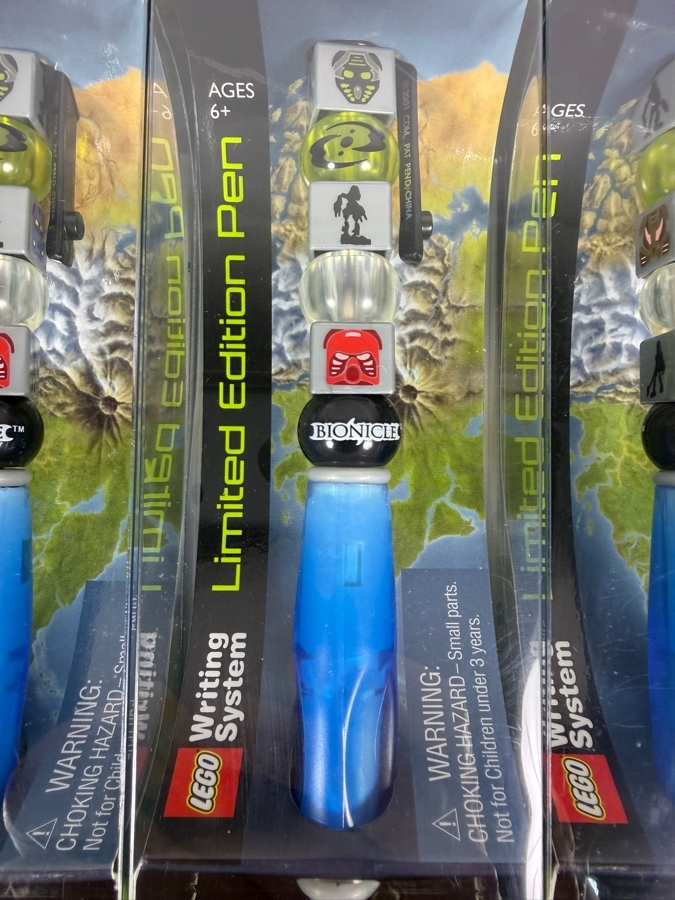 Collection of (12) New Old Stock Rare LEGO Bionicle Limited Edition Pens by The CDM Company 2001 Lot 1 of 2 [Photo 4]