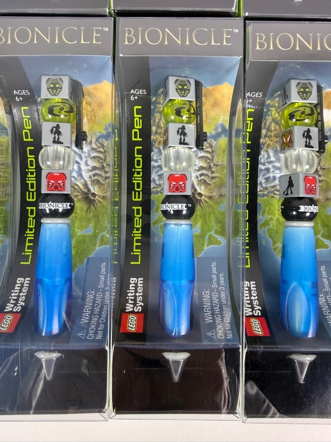 Collection of (12) New Old Stock Rare LEGO Bionicle Limited Edition Pens by The CDM Company 2001 Lot 2 of 2 [Photo 2]