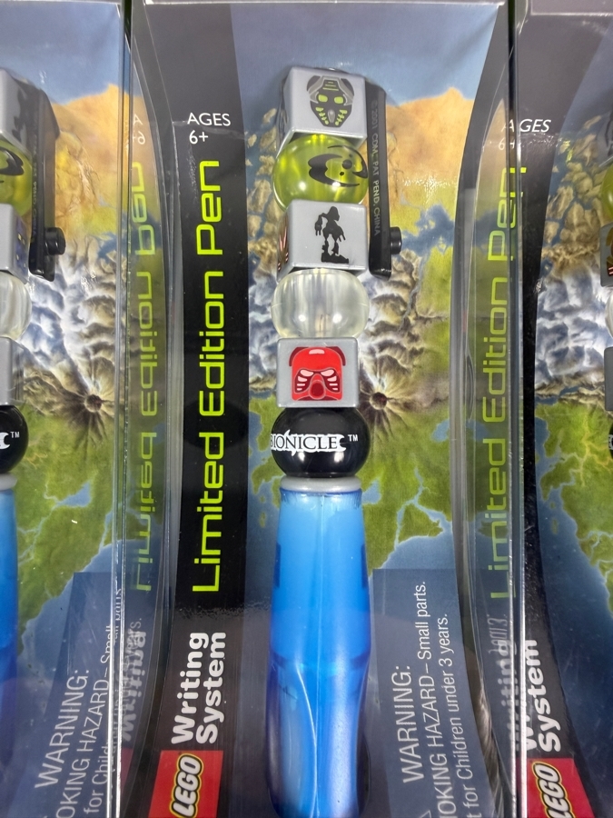 Collection of (12) New Old Stock Rare LEGO Bionicle Limited Edition Pens by The CDM Company 2001 Lot 2 of 2 [Photo 3]