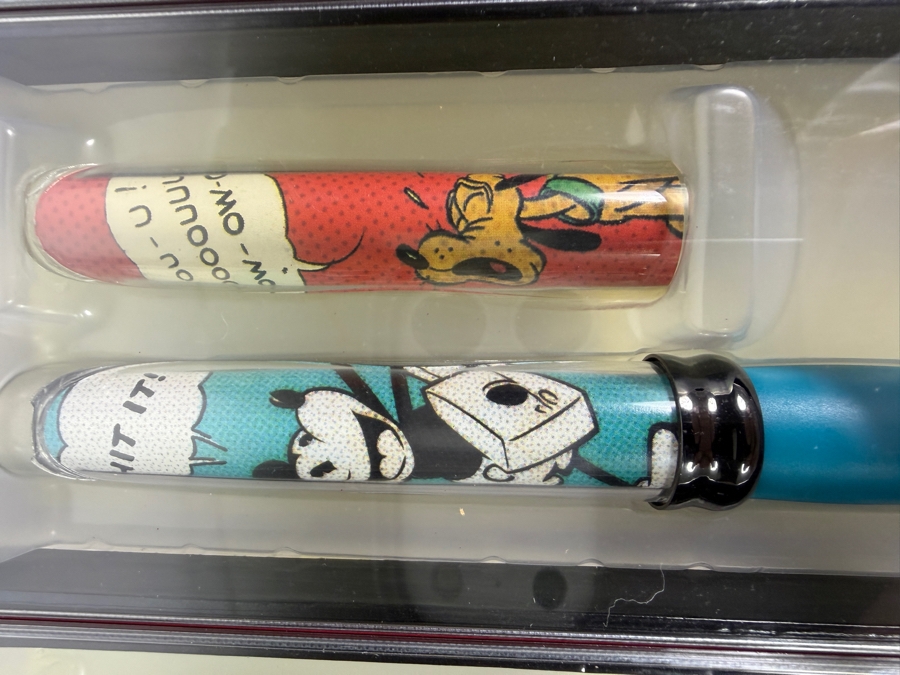 Collection of (8) New Old Stock Disney's Mickey Mouse Limited Edition Pod Pens by The CDM Company 2004 [Photo 3]