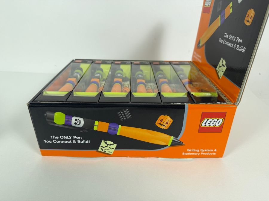 New Old Stock LEGO Scary Fun Halloween Pens With Store Display Merchandiser by The CDM Company - 12 Total Pens 2004 [Photo 5]