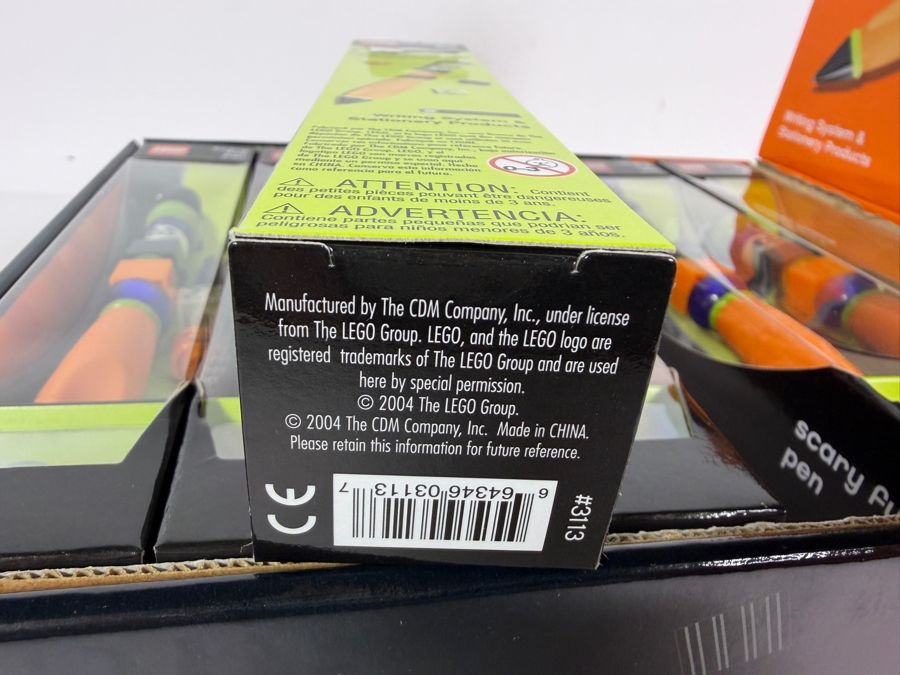 New Old Stock LEGO Scary Fun Halloween Pens With Store Display Merchandiser by The CDM Company - 12 Total Pens 2004 [Photo 9]