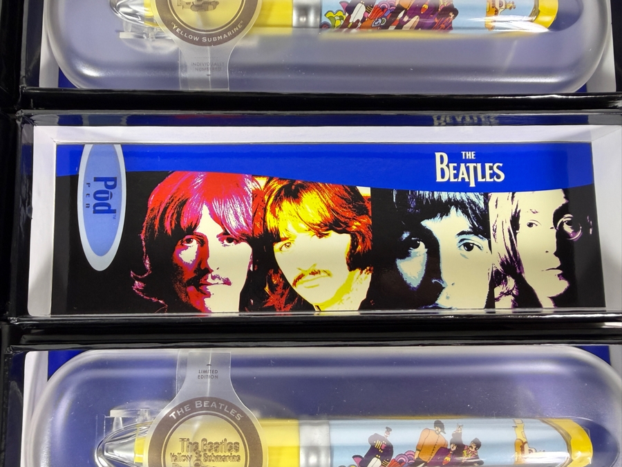 (8) New Old Stock The Beatles Yellow Submarine Limited Edition Individually Numbered Collectible Memorabilia Pod Pens By The CDM Company Lot 1 of 2 [Photo 6]