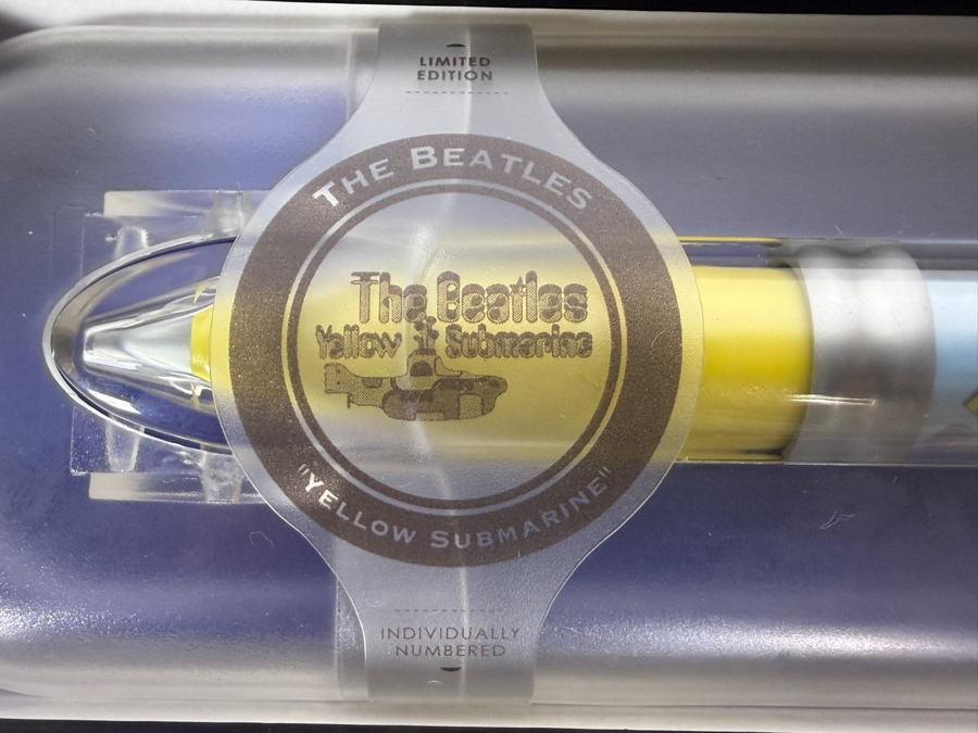 (8) New Old Stock The Beatles Yellow Submarine Limited Edition Individually Numbered Collectible Memorabilia Pod Pens By The CDM Company Lot 1 of 2 [Photo 4]