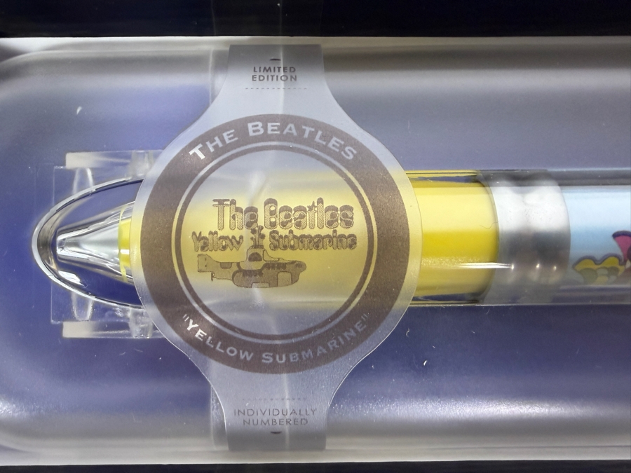 (8) New Old Stock The Beatles Yellow Submarine Limited Edition Individually Numbered Collectible Memorabilia Pod Pens By The CDM Company Lot 2 of 2 [Photo 3]