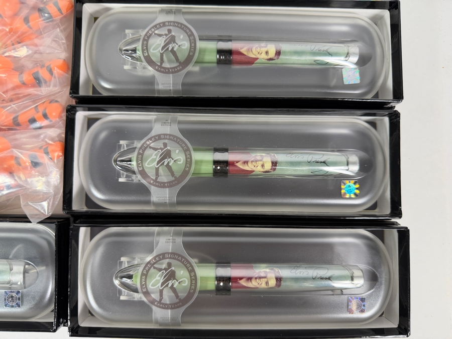 New Old Stock Lot of LEGO Writing System Pens, LEGO Bionicle Pens, Elvis Presley Limited Edition Pod Pens and Disney Winnie the Pooh Tigger Bic Pens [Photo 3]