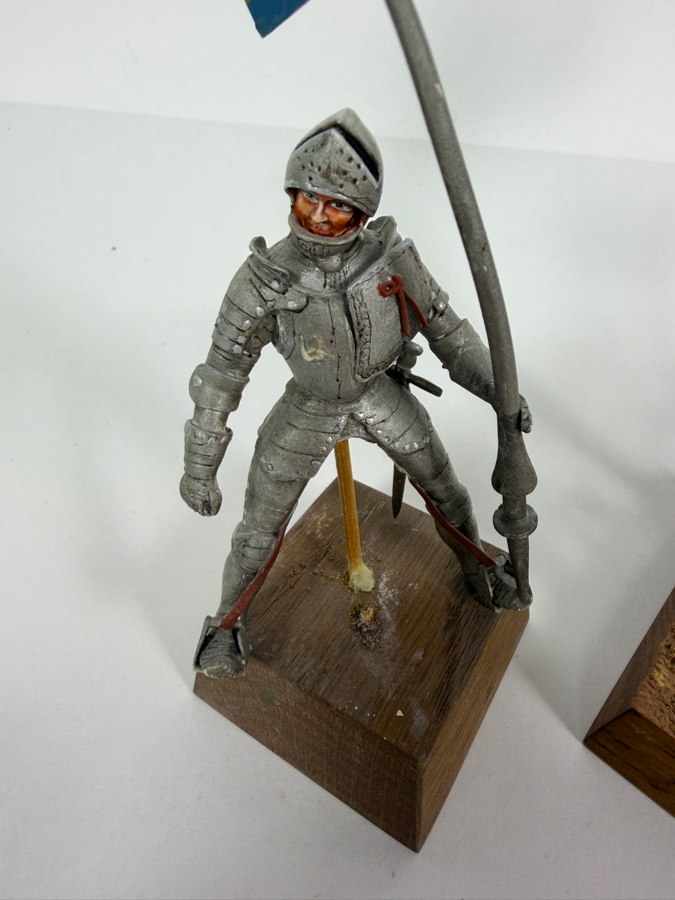 (3) Hand-painted Metal Military Figures Models [Photo 6]