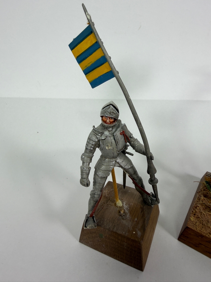 (3) Hand-painted Metal Military Figures Models [Photo 5]