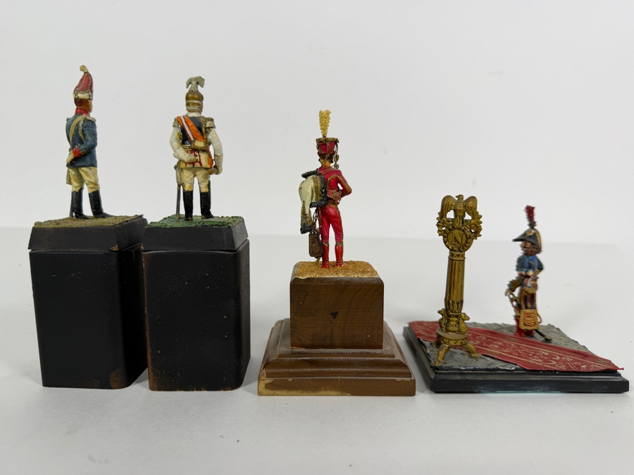 (4) Hand-painted Military Figures Models [Photo 7]