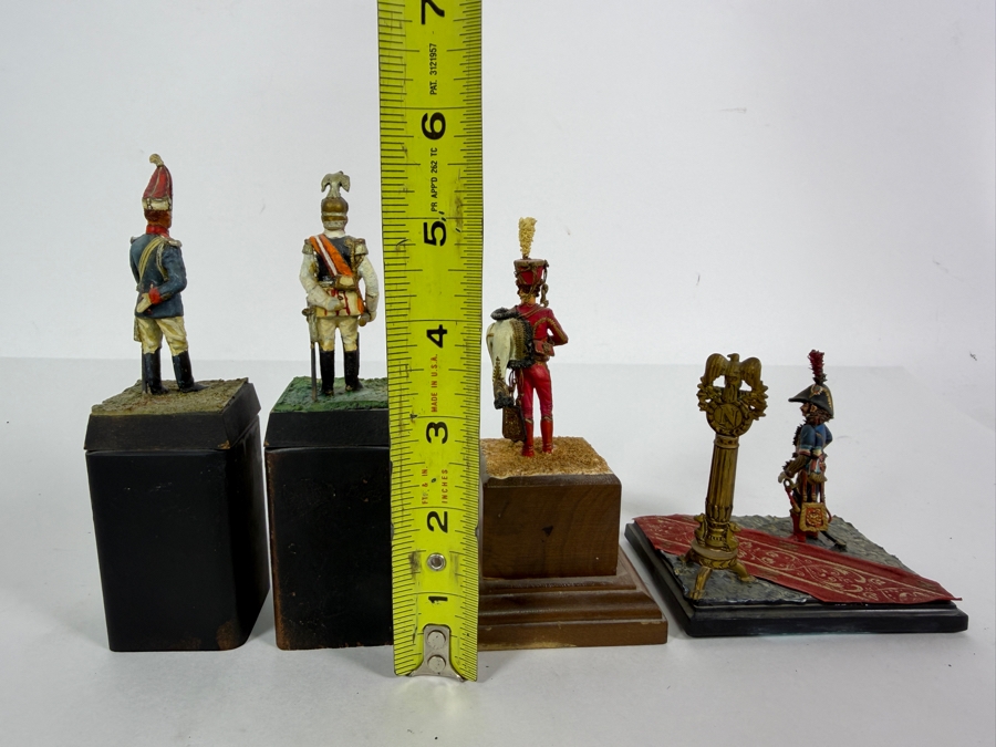 (4) Hand-painted Military Figures Models [Photo 8]