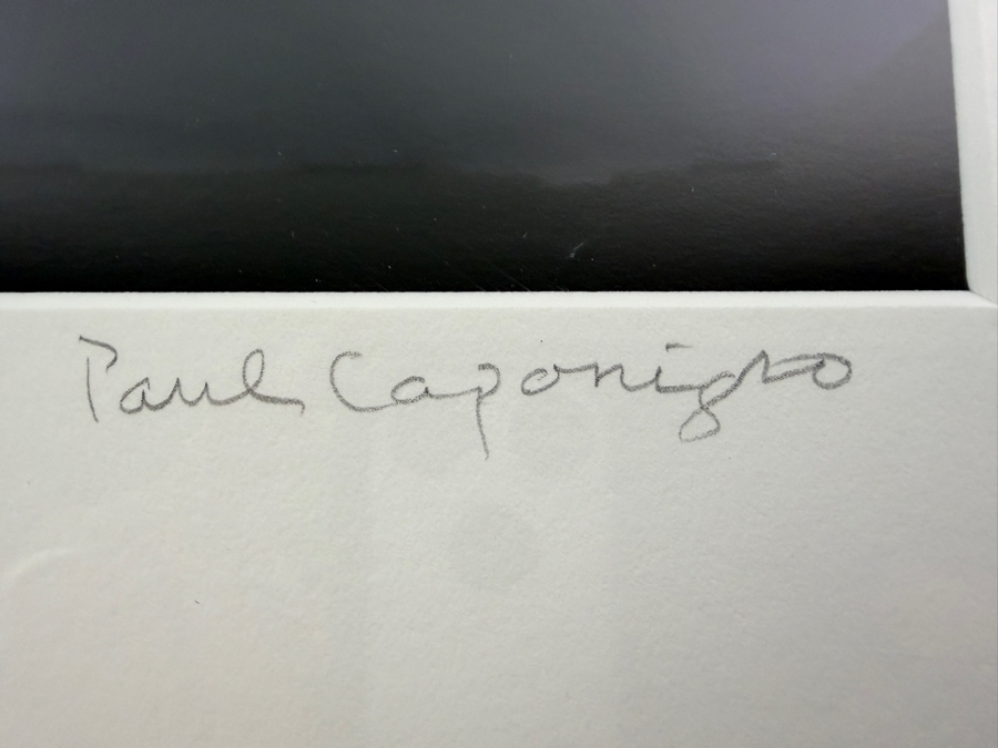 Paul Caponigro Silver Gelatin Print Titled 'Two Pears, Cushing, Maine' Signed by Paul Caponigro 16 X 12.5 Framed 27 X 24 Estimate $3,500-$5,500 [Photo 2]