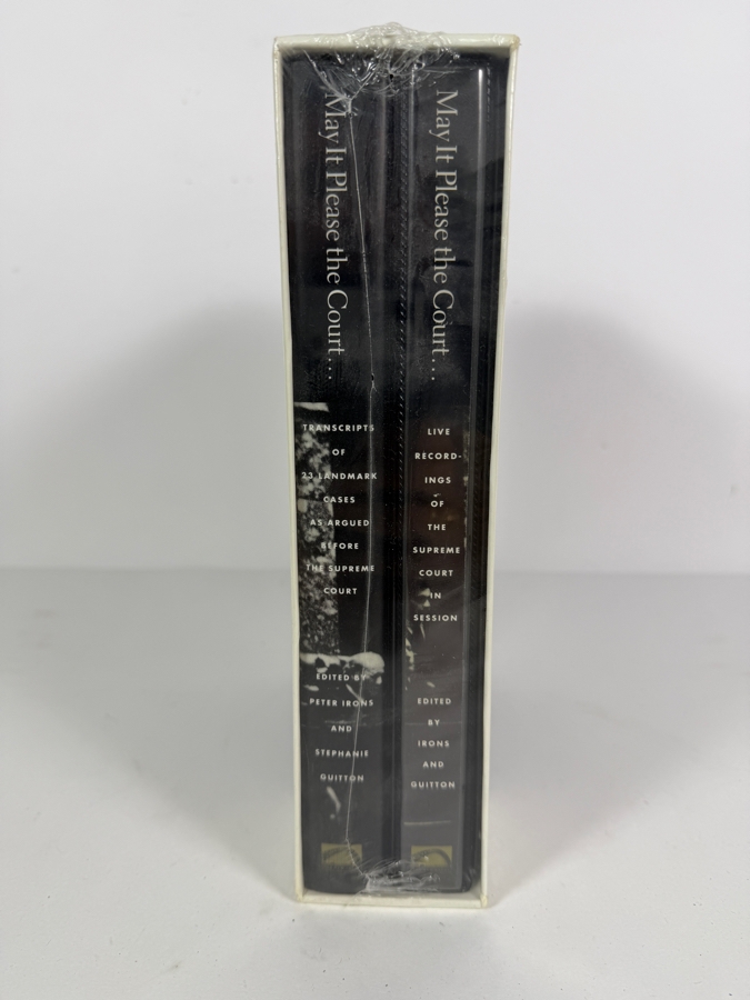 Factory Sealed May It Please the Court 1993 Book and Audio Tape Set Edited by Peter Irons and Stephanie Guitton [Photo 3]