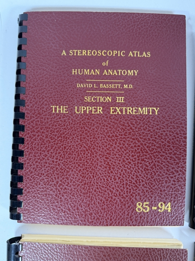 Rare Set Of (6) Vintage 1955 A Stereoscopic Atlas of Human Anatomy by David L. Bassett Upper and Lower Extremity View-Master Reels [Photo 2]