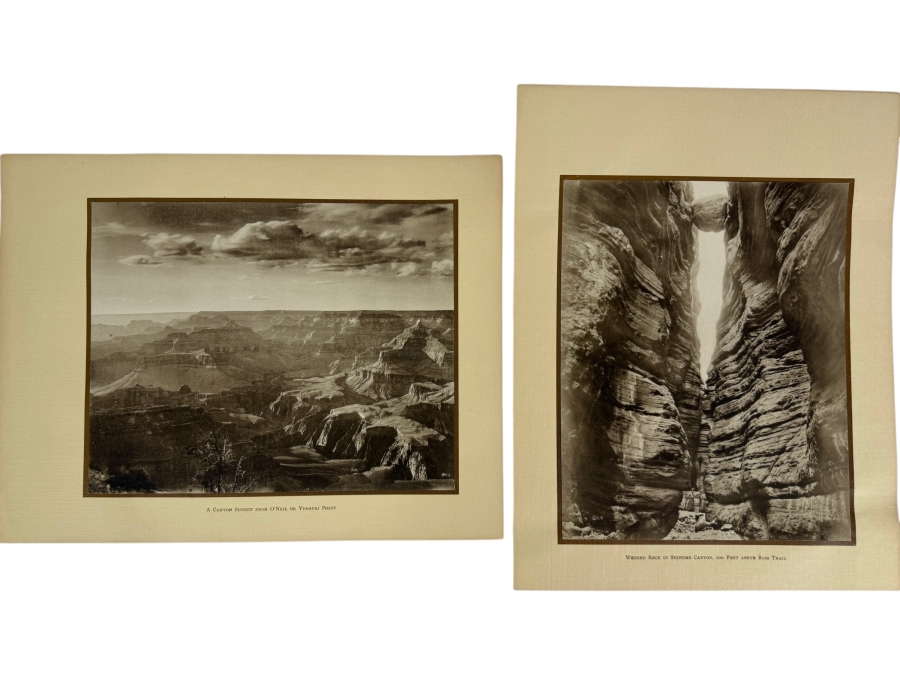 Pair of Vintage Kolb Brothers Photogravure Prints 10 x 8