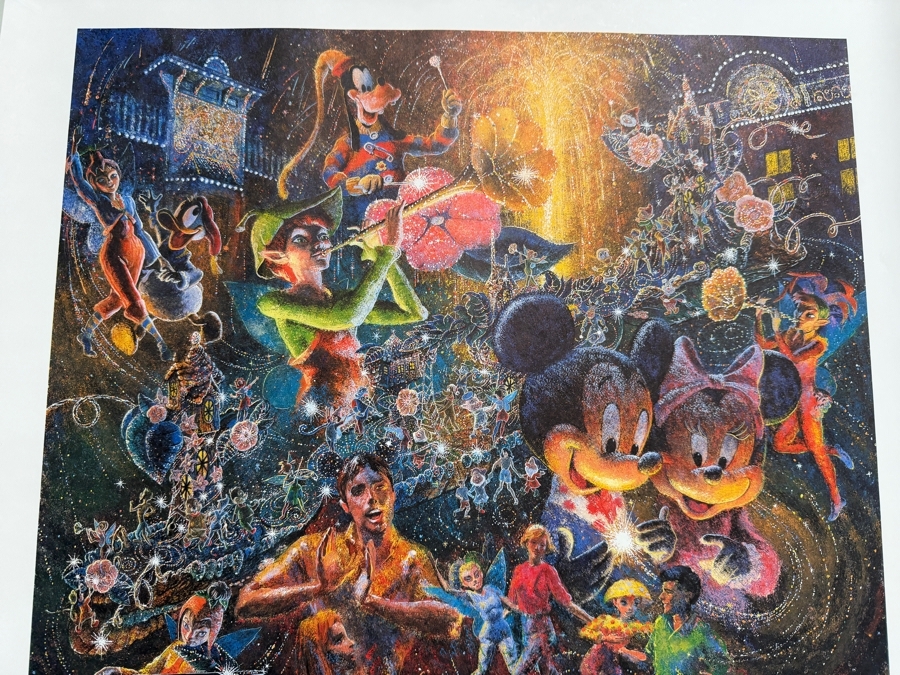 Charles Boyer Signed Limited Edition Disneyland 'Light Magic' Lithograph 1997 20 x 24
 [Photo 5]