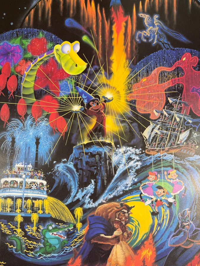 Signed Charles Boyer Limited Edition Lithograph 'Fantasmic!' Numbered 32 of 1,000 20 X 30 [Photo 4]