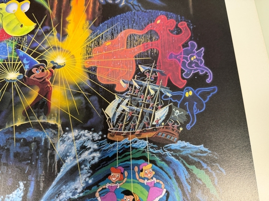 Signed Charles Boyer Limited Edition Lithograph 'Fantasmic!' Numbered 32 of 1,000 20 X 30 [Photo 7]