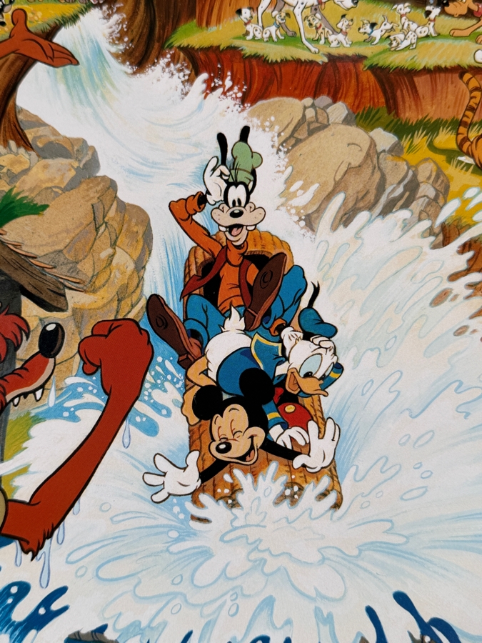 Rare Vintage Disney Splash Mountain Poster 18 X 24 [Photo 5]