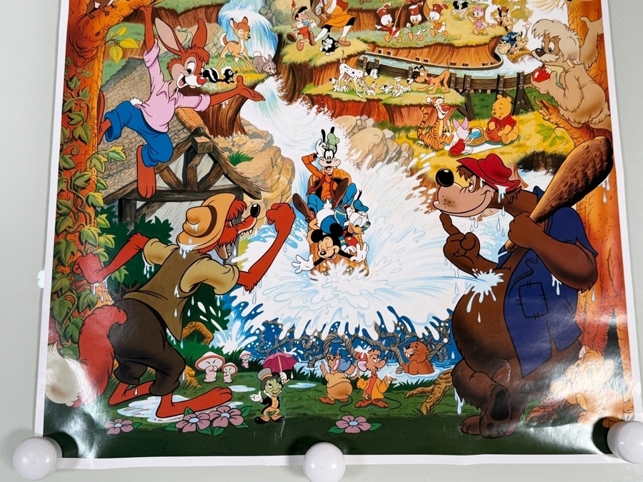 Rare Vintage Disney Splash Mountain Poster 18 X 24 [Photo 2]