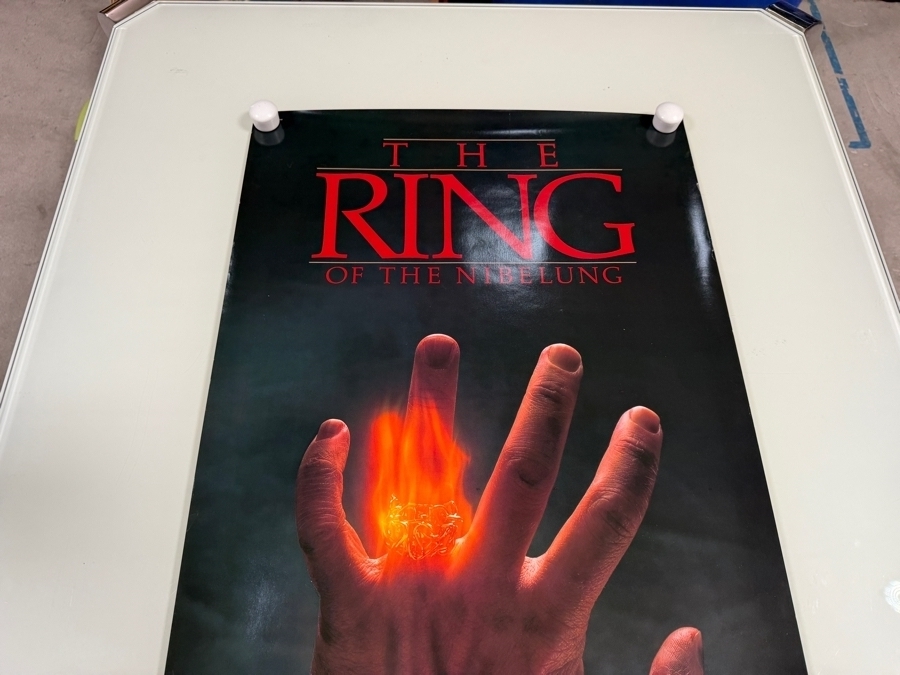 Vintage Poster from the 1981 Seattle Opera Production of Richard Wagner's The Ring of the Nibelung 19 X 34 [Photo 5]