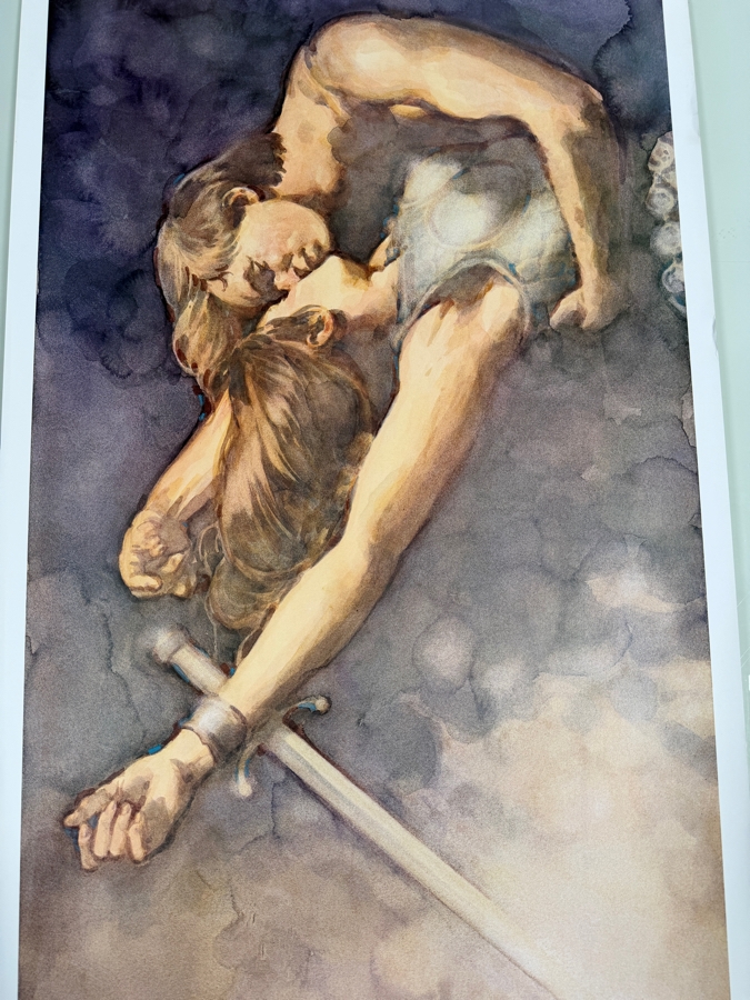 Vintage 1982 Seattle Opera Poster Siegfried Pacific Northwest Wagner Festival Artwork By David Kreitzer 20 X 38.5 [Photo 2]