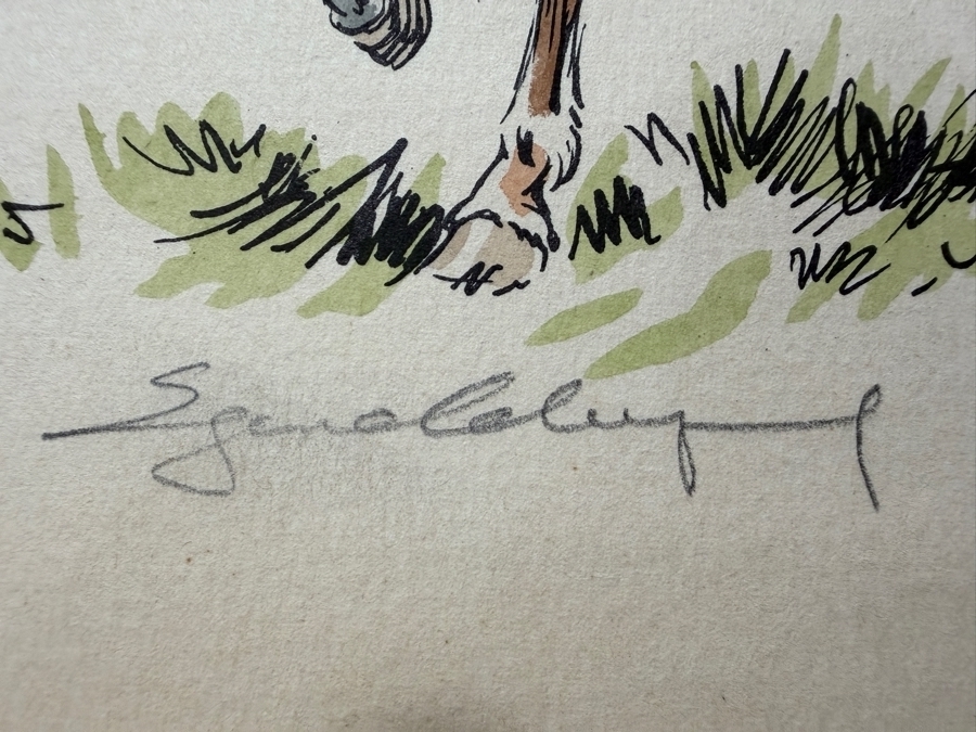 Eugene Leliepvre (1908-2013, French) Hand-signed Print 10 X 12.5 [Photo 3]