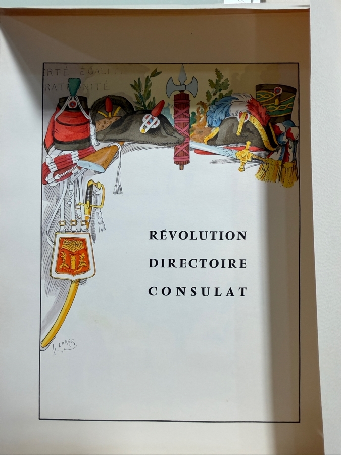 Le Costume Militaire Francais 4 Volumes ( Empire, Revolution Directoire Consulat,Restauration, Restauration Louis Philippe) by Hector Large 10 X 13 [Photo 6]