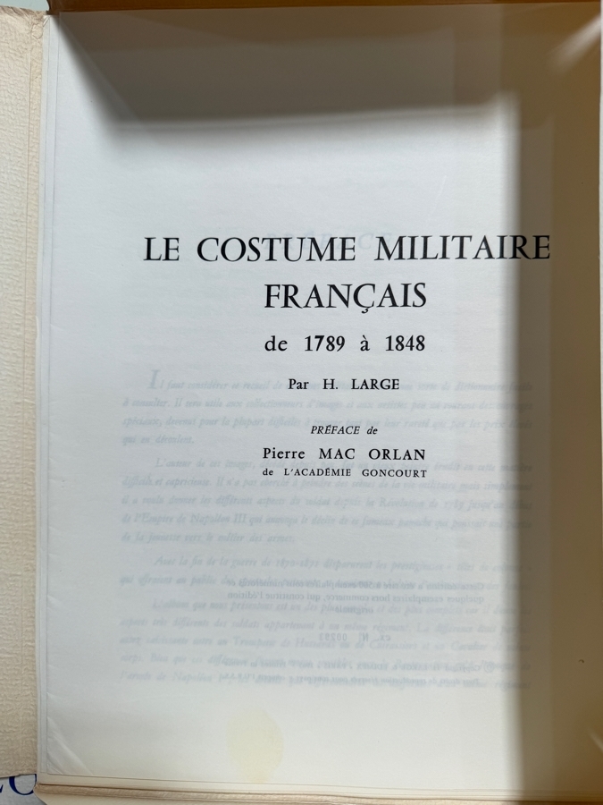 Le Costume Militaire Francais 4 Volumes ( Empire, Revolution Directoire Consulat,Restauration, Restauration Louis Philippe) by Hector Large 10 X 13 [Photo 5]