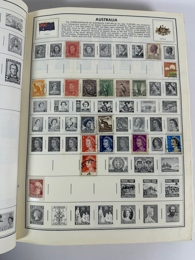 Ambassador Album For Stamps of the World - See Photos for Sampling [Photo 2]